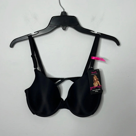 Maidenform Black Front Adjustable Strap Bra 36D - Picture 1 of 4